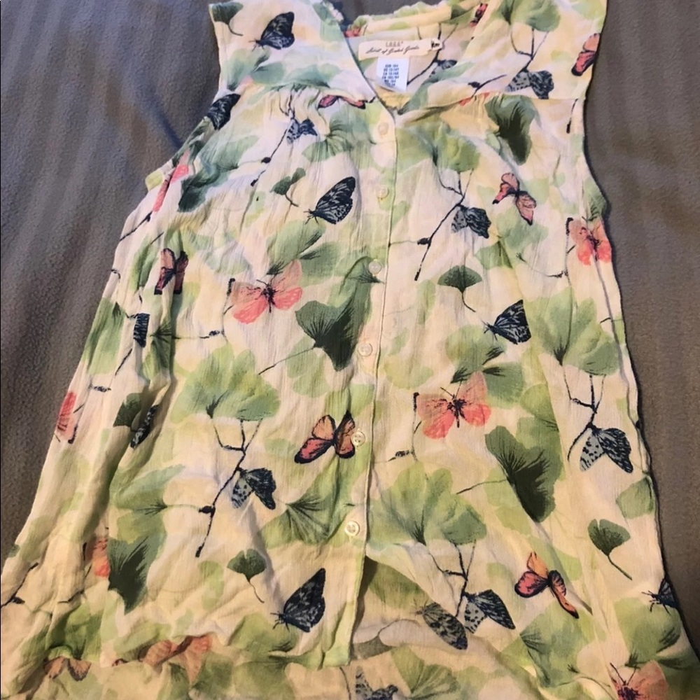 Loose Flowery and Flowy Top